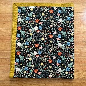 Crib Coverlet Quilt, Rifle Paper Co. Print